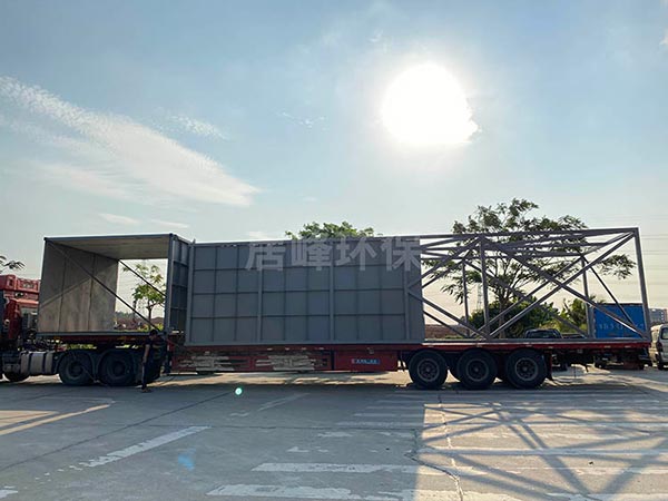浙江某固废环保再生有限公司干式静电除尘器出货