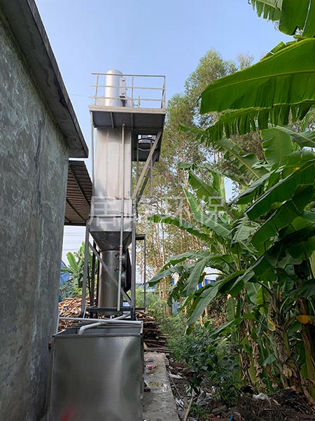 广西某包装公司锅炉湿式静电除尘器竣工