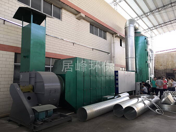 惠州某金属喷漆废气处理工程