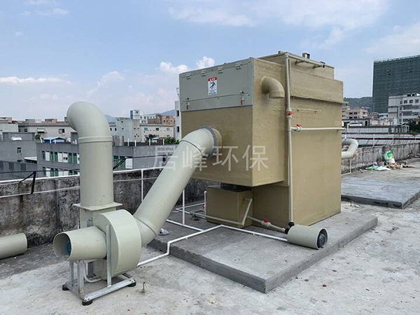 深圳某珠宝厂小型湿式静电除雾器安装完成